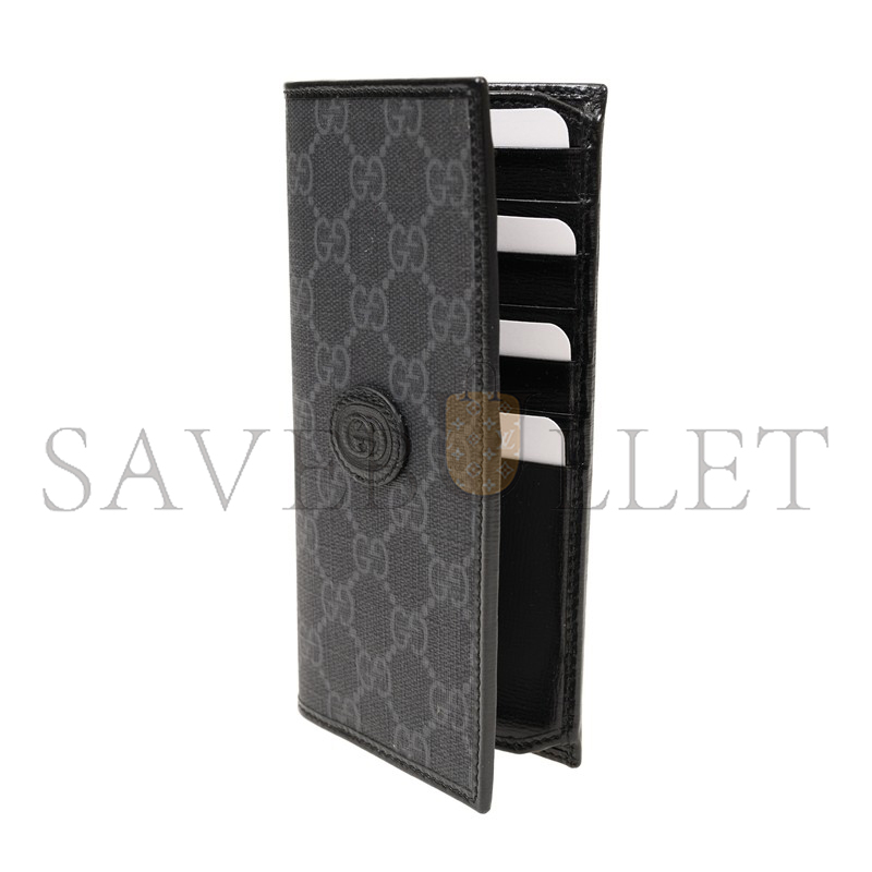 GUCCI GG SUPREME LONG WALLET 672947 (17.5*9cm)